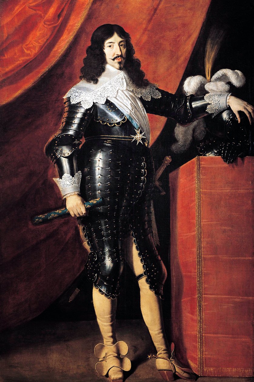 路易十三1601-1643法国国王，1610-1643 作者 菲利普·德·尚佩尼