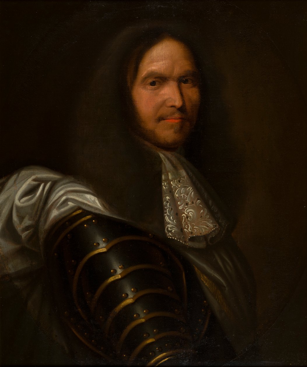 亨利二世-德拉杜尔-奥弗涅肖像，Marechal-Vicomte de Turenne（1611-1675 年），约 1631-64 年（布面油画） 作者 Philippe de (追随者) Champaigne