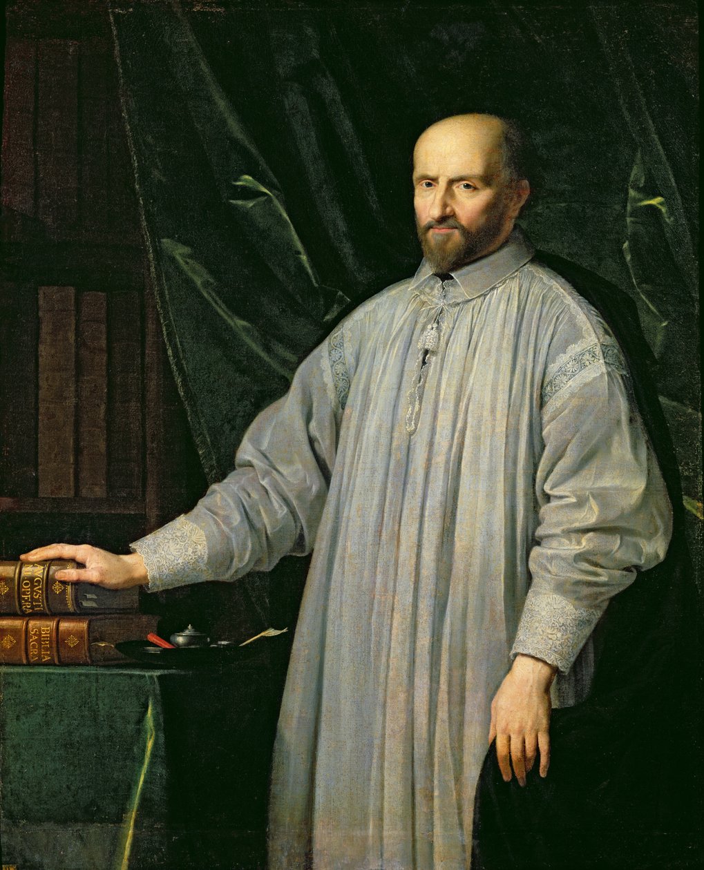 Jean Duvergier de Hoorne（1581-1643）Saint-Cyran Abbot，c.1646-48 作者 菲利普·德·尚佩尼