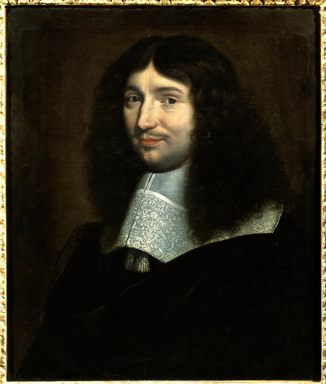 让·巴蒂斯特 (Jean-Baptiste) Colbert (1619-1683) 的肖像，路易十四的财务总监“”菲利普·德尚佩涅 (1602-1674) 的绘画。 兰斯，美术博物馆。 必须提及：兰斯，Musee Des Beaux Arts 作者 菲利普·德·尚佩尼