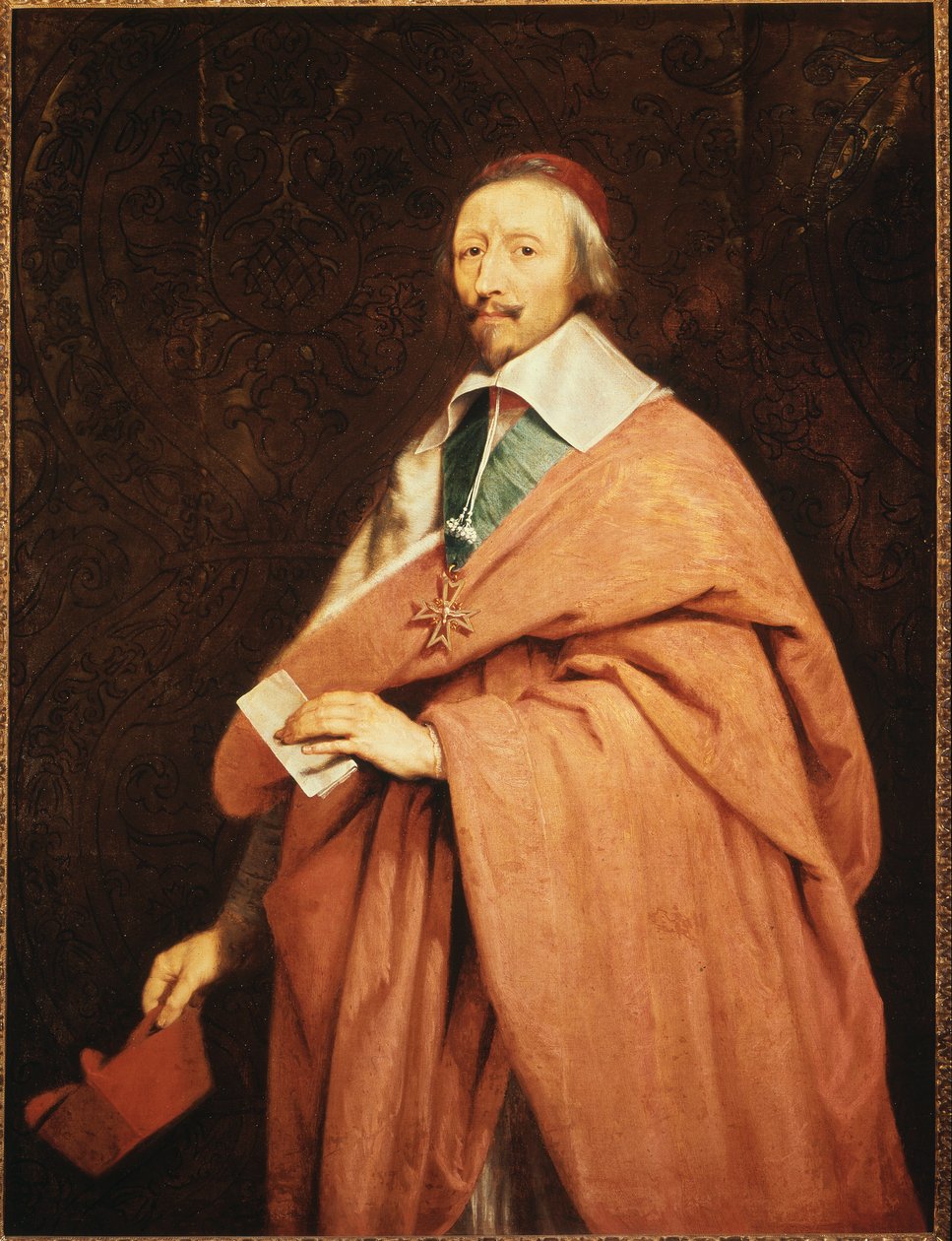 菲利普·德·尚佩涅 (1602 - 1674) 的黎塞留肖像，凡尔赛博物馆。 作者 菲利普·德·尚佩尼