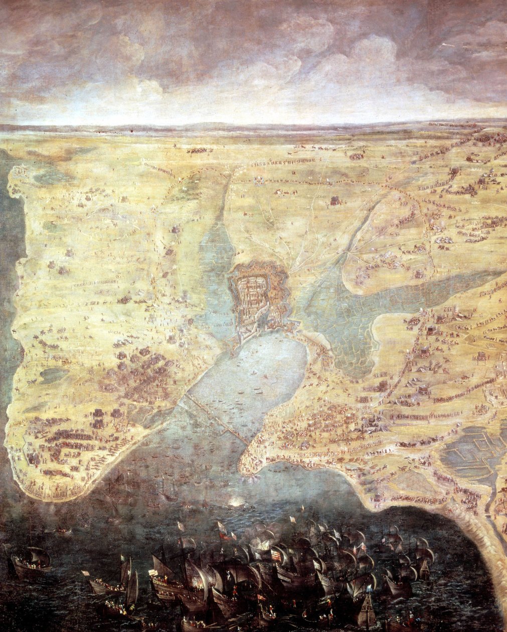 Sitting from the Rochelle from 10/08/1627 to 28/10/1628, Musée de Versailles. 作者 菲利普·德·尚佩尼