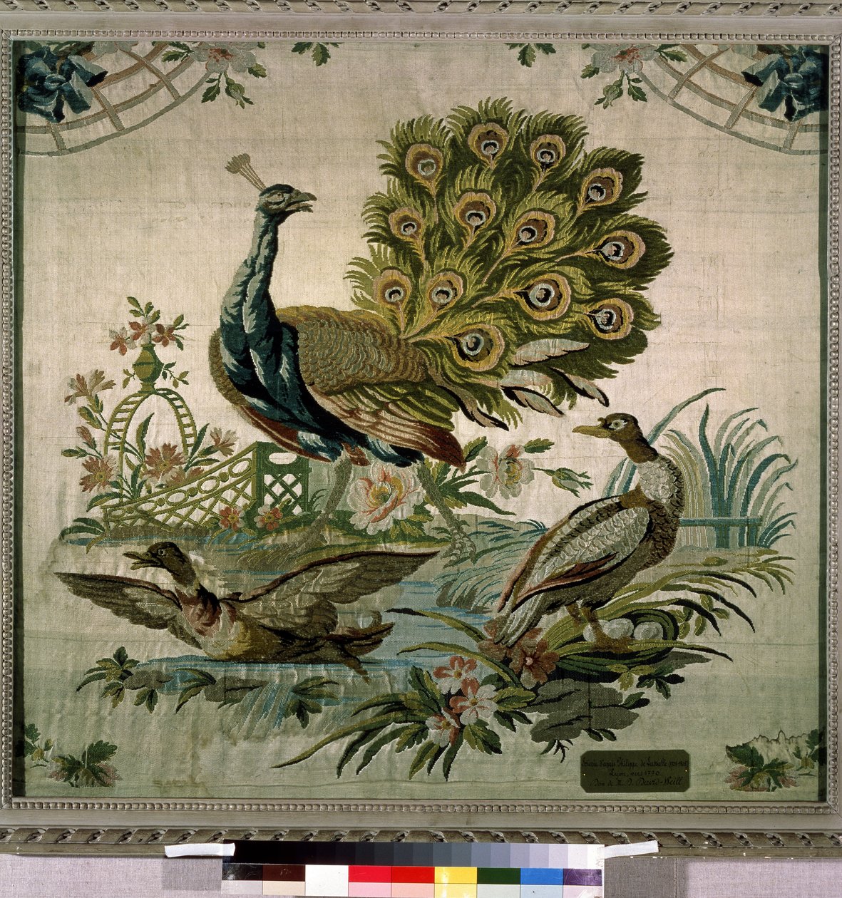 "孔雀挂毯"，菲利普-德-拉萨尔（1723-1805 年），1770 年 圣彼得堡艾尔米塔什博物馆 作者 菲利普·德·拉萨尔