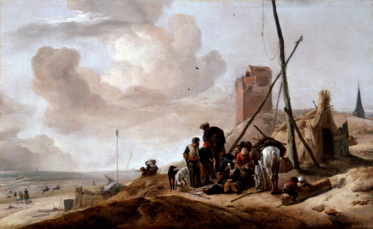 沿海风光 作者 飞利浦Wouwerman