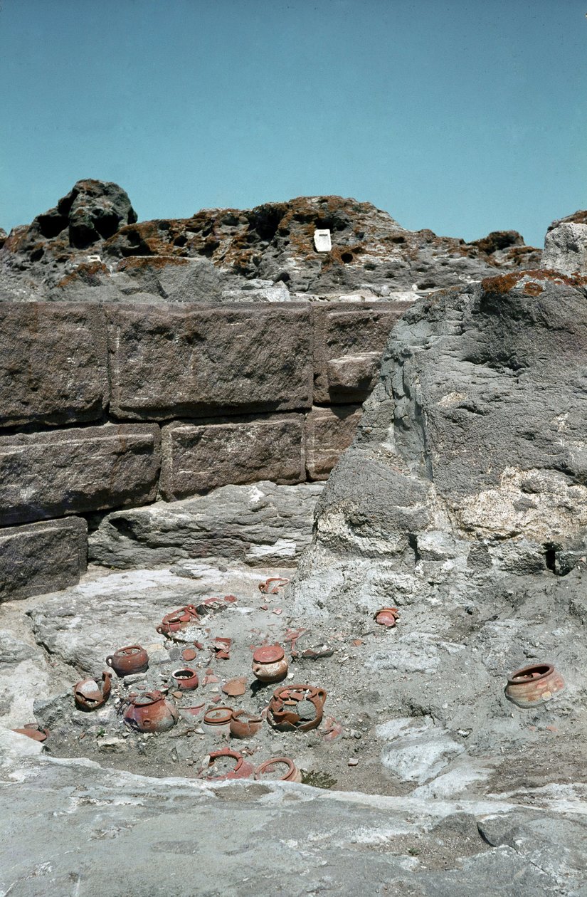 Civilization of the Phenicians: site of the tophet of the Punic City of Sulcis on the present island of Sant