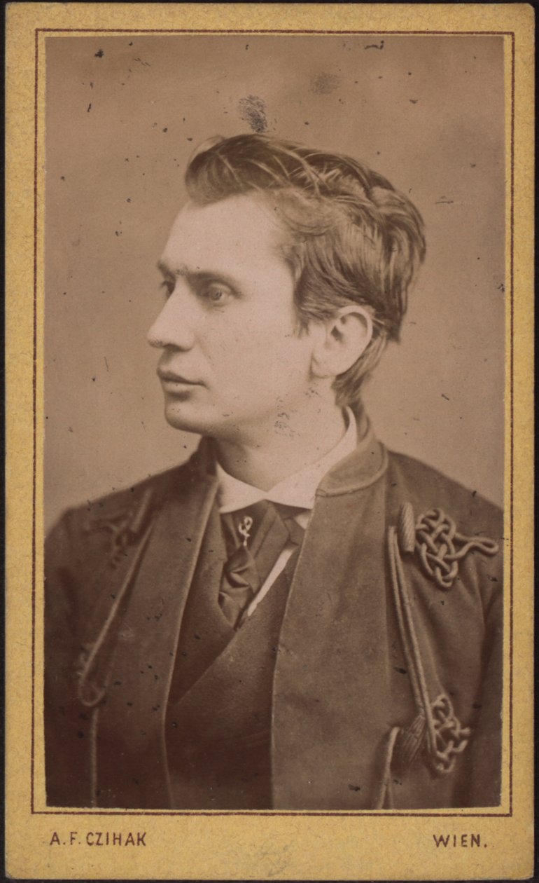 Leopold von Sacher-Masoch 1836-1895，约1880。 作者 摄影工作室 Adolf F. Czihak。
