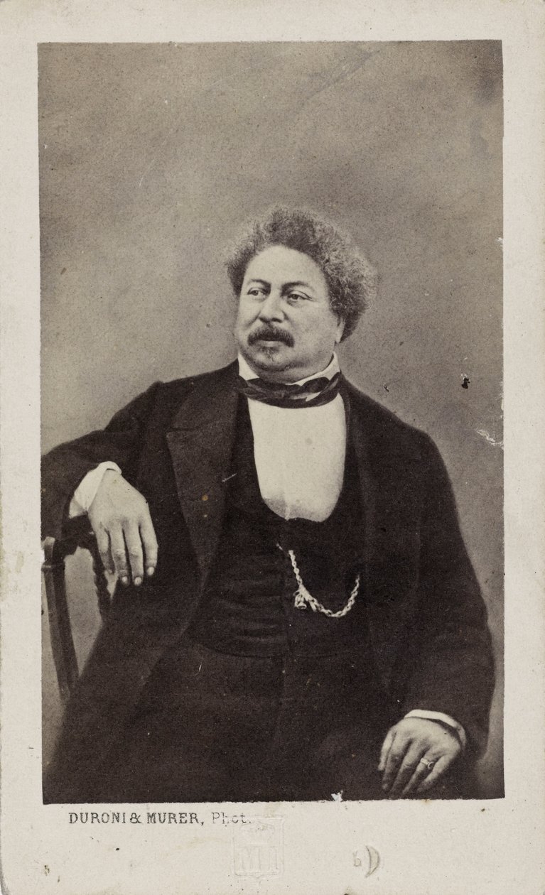 作者大仲马（Alexandre Dumas père）1802-1870，1870年。 作者 摄影工作室 Duroni 和 Murer。