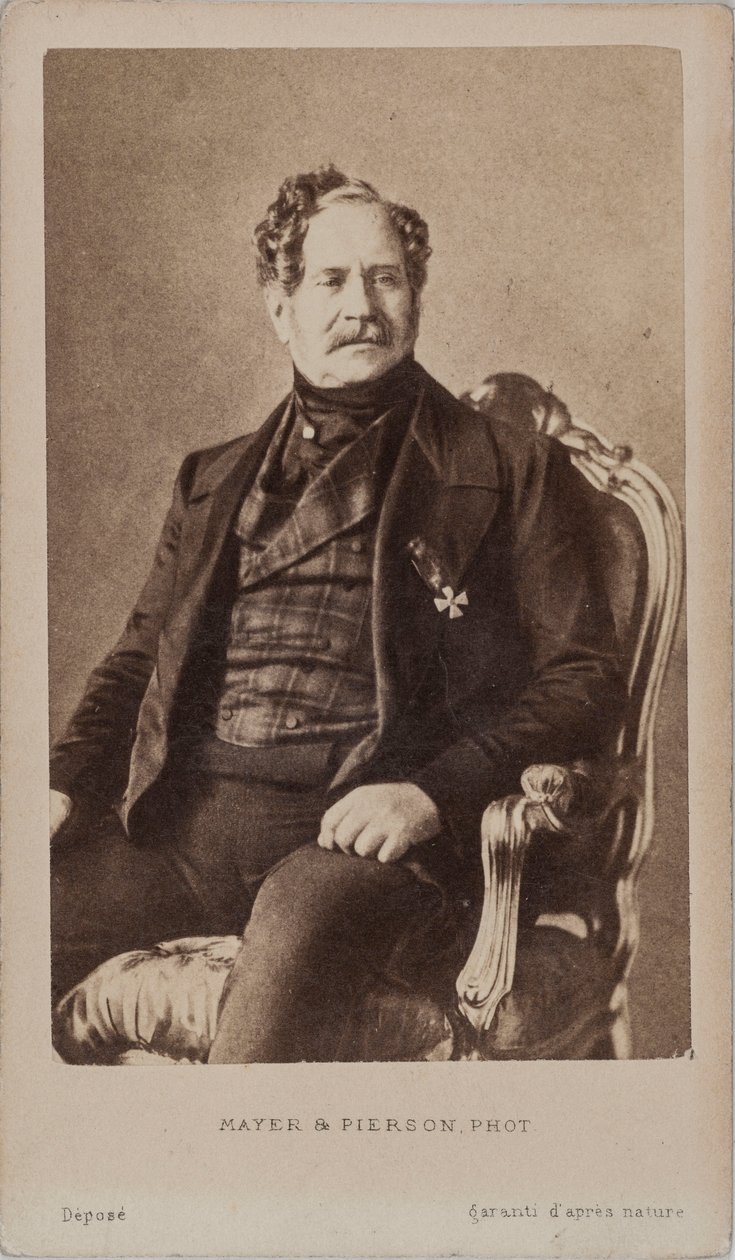 尼古拉-阿列克谢耶维奇-奥尔洛夫伯爵的肖像 1827-1885年，约1875年。 作者 摄影工作室 Mayer 和 Pierson。