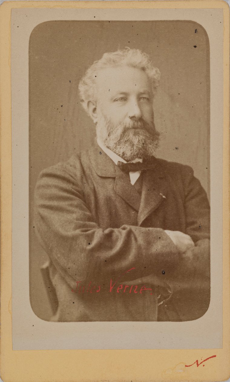 儒勒-凡尔纳的肖像，1828-1905，约1870年。 作者 摄影工作室纳达尔。