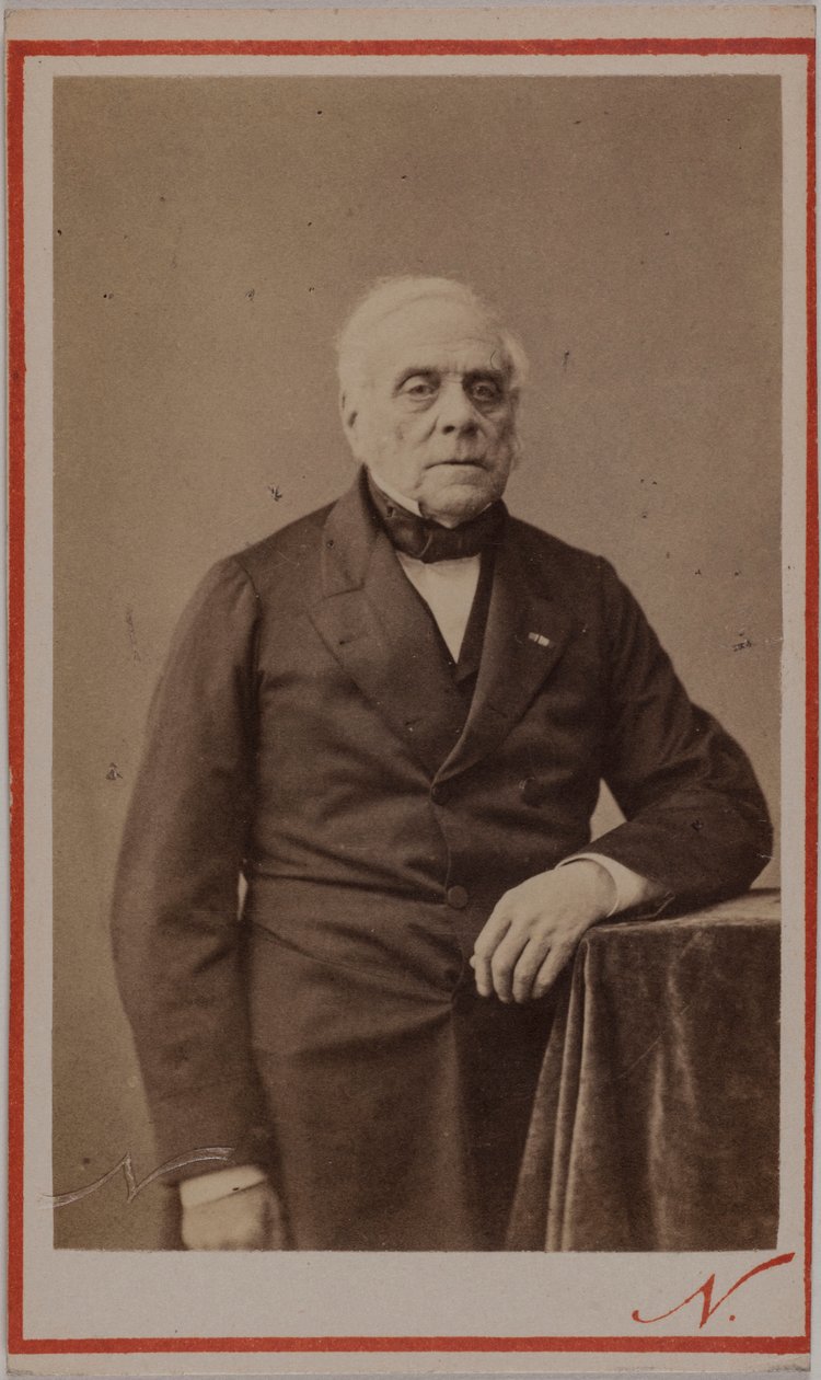 作曲家Daniel-François-Esprit Auber 1782-1871的肖像，约1870年。 作者 摄影工作室纳达尔。