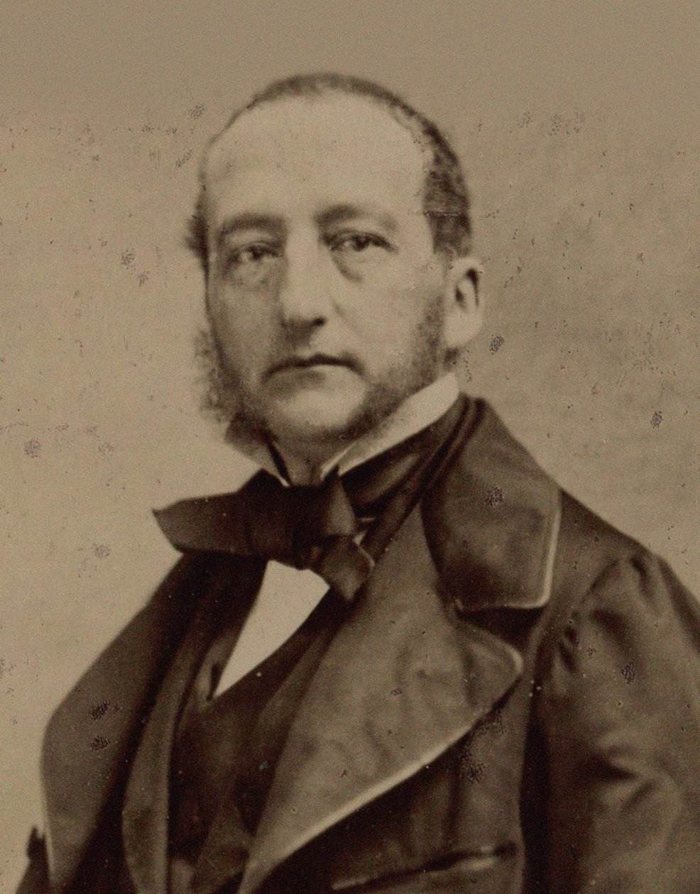 钢琴家和作曲家Sigismund Thalberg 1812-1871年的肖像，约1860年。 作者 摄影工作室纳达尔。