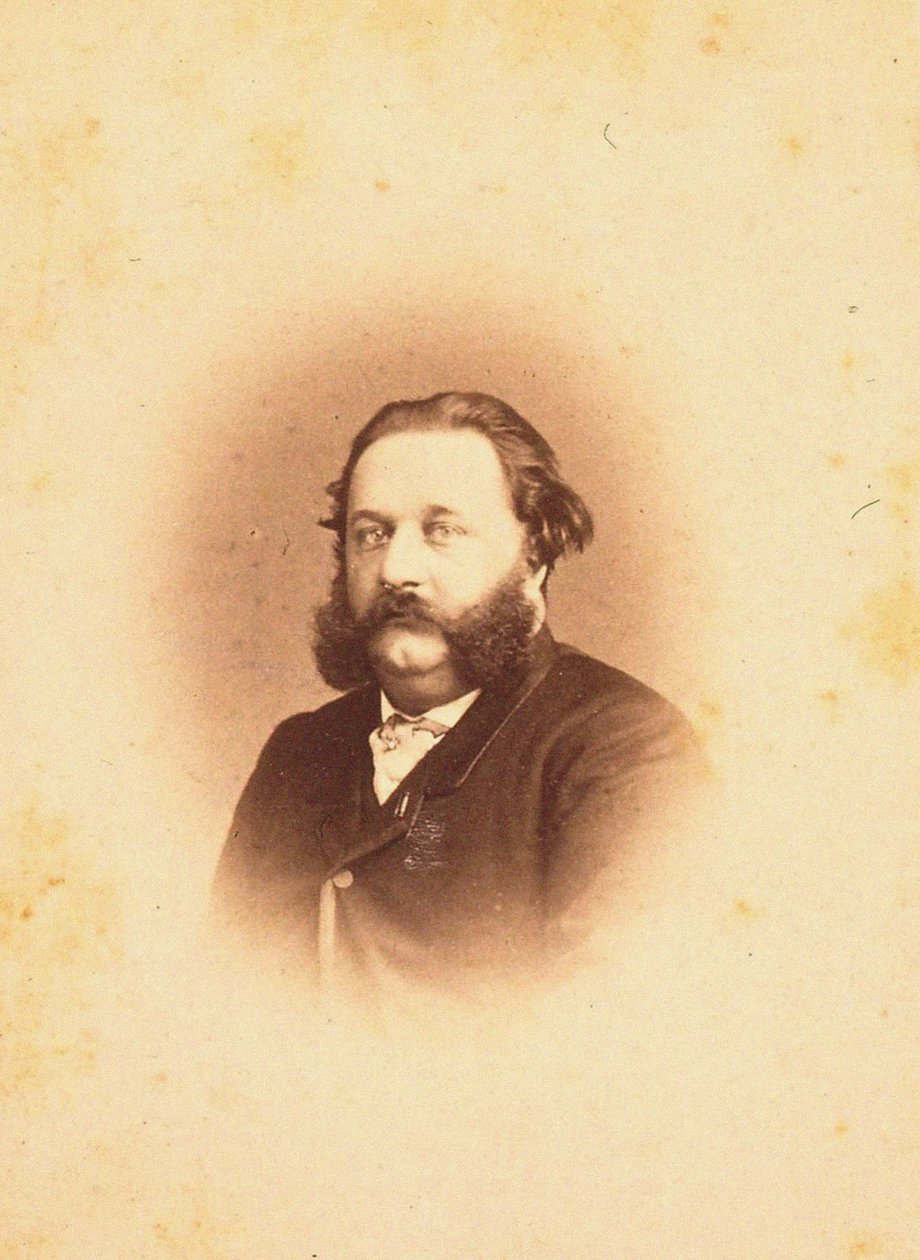 作曲家肖像阿尔弗雷德·贾尔（AlfredJaëll）1832-1882，1866年。 作者 摄影棚佩兹。