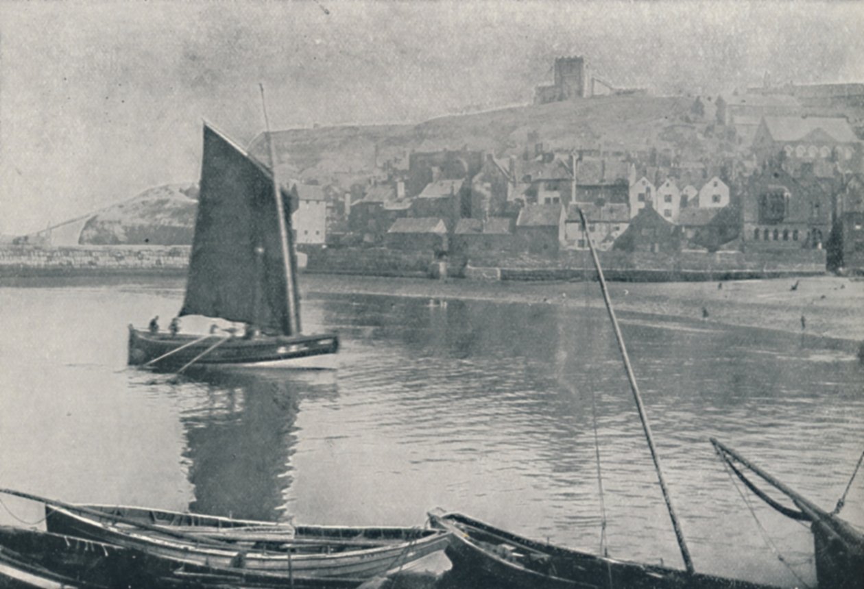 惠特比海港，1910年 作者 伦敦Photochrom有限公司
