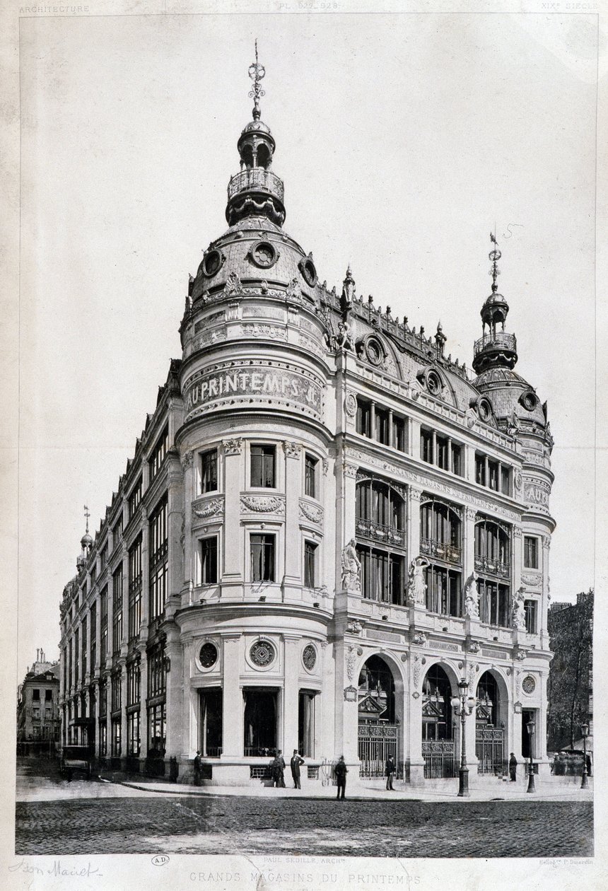 Printemps department store in Paris. 作者 法国摄影师
