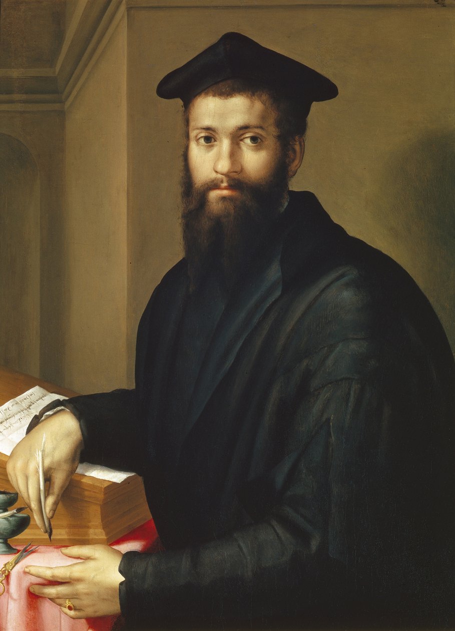 红衣主教乔瓦尼-萨尔维亚蒂的画像 作者 Pier Francesco di Jacopo Foschi