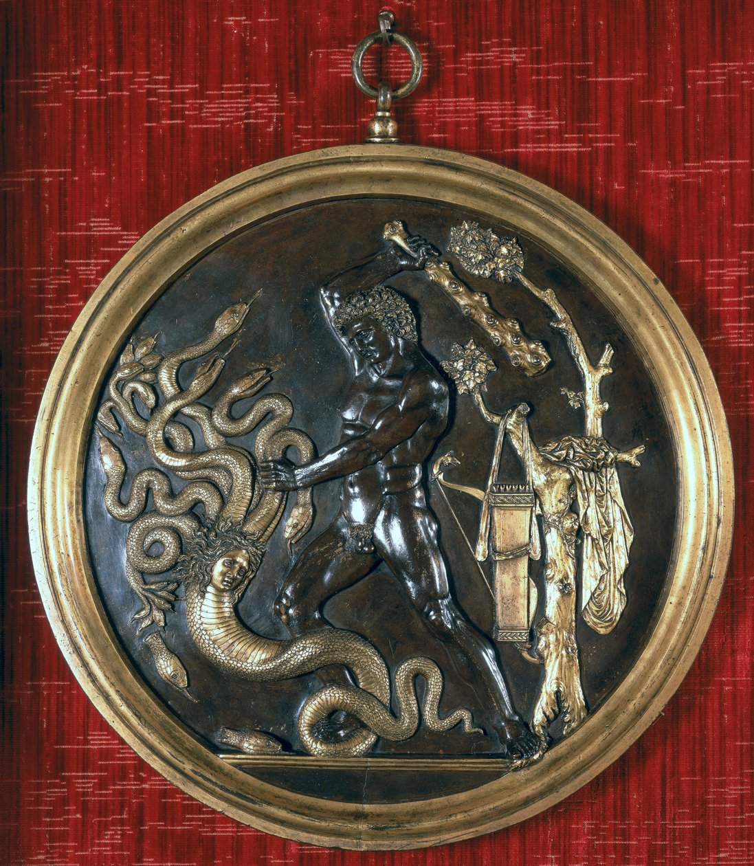赫拉克勒斯和九头蛇，1490年代（青铜） 作者 Pier Jacopo Alari Bonacolsi