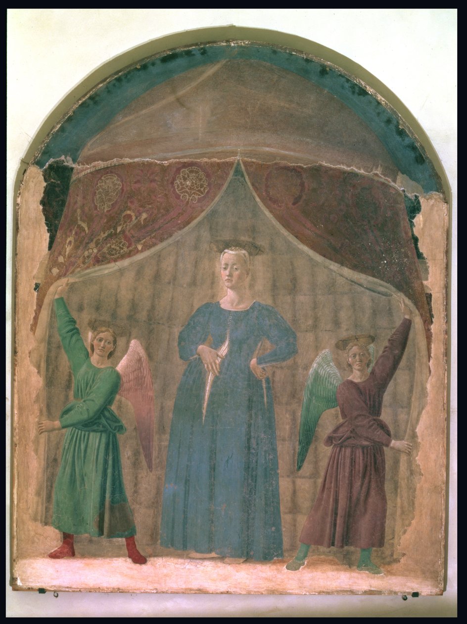 Madonna del Parto，c.1460（修复前）（另见169194） 作者 皮耶罗·德拉·弗朗西斯卡