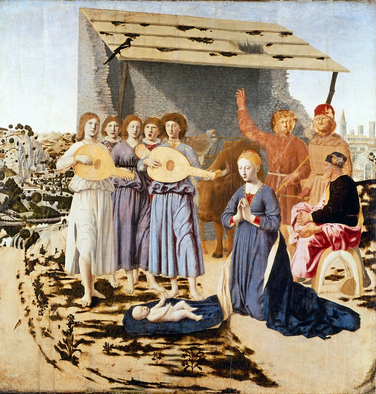 The Nativity 作者 皮耶罗·德拉·弗朗西斯卡