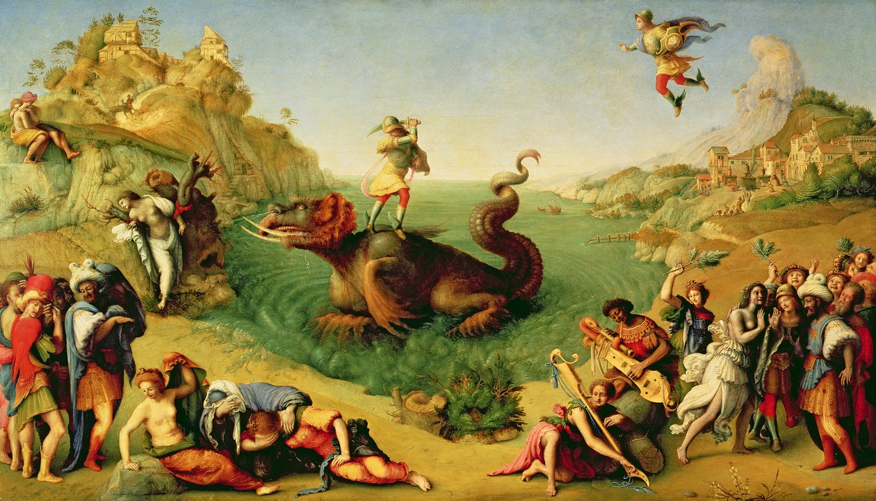 英仙座救援仙女座，约1510年13日（油画布） 作者 皮耶罗迪科西莫