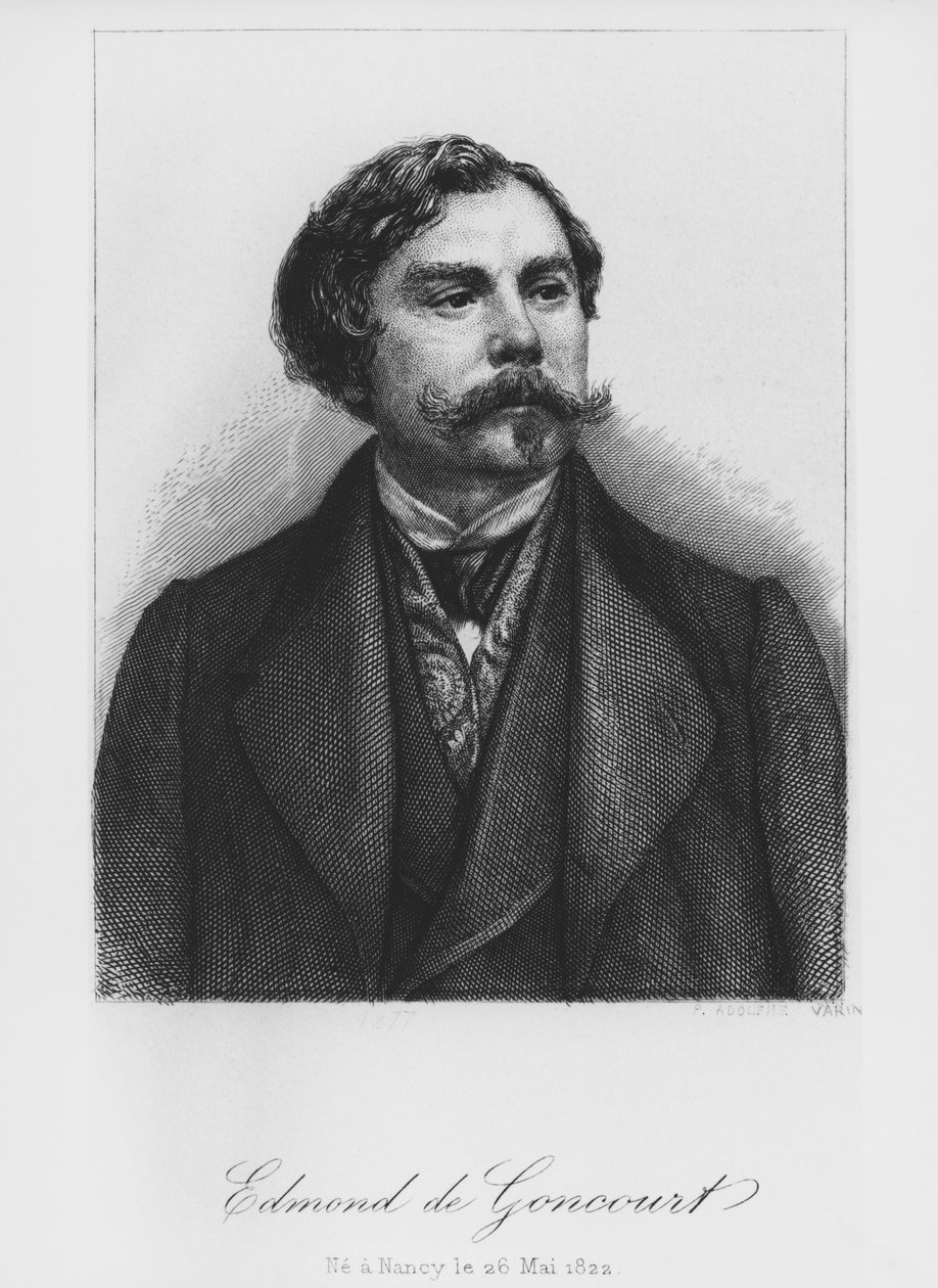 Edmond de Goncourt，1877 作者 皮埃尔·阿道夫·瓦林