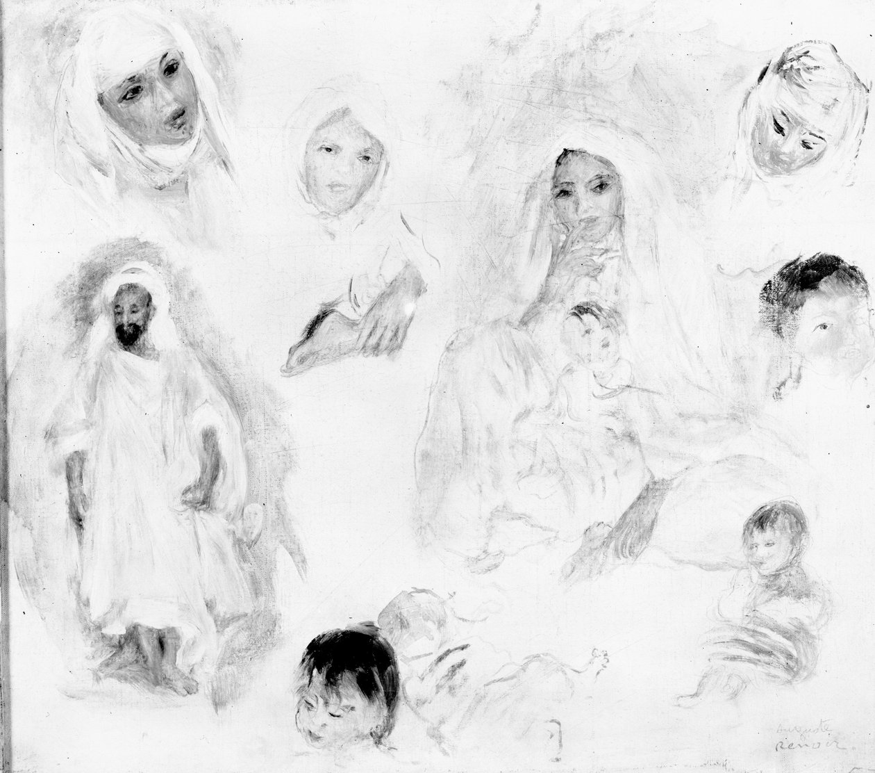 阿拉伯人，1881-82 作者 皮埃尔·奥古斯特·雷诺阿