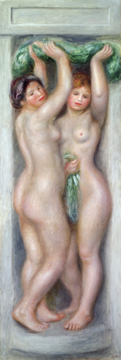 Caryatids，c.1910 作者 皮埃尔·奥古斯特·雷诺阿