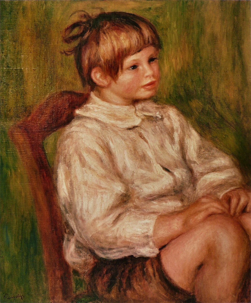 可可（Claude Renoir） 作者 皮埃尔·奥古斯特·雷诺阿