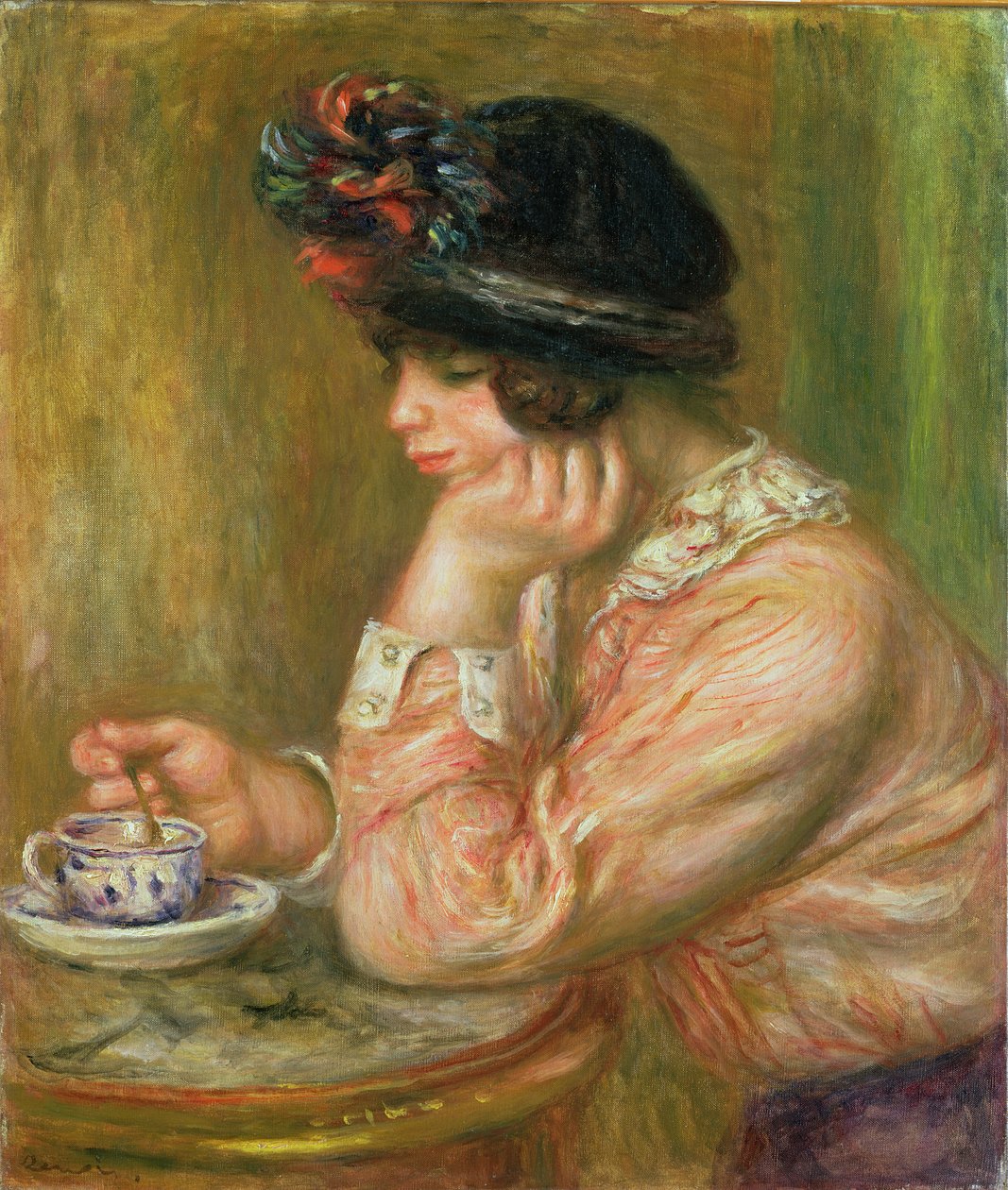 巧克力杯，1914年 作者 皮埃尔·奥古斯特·雷诺阿