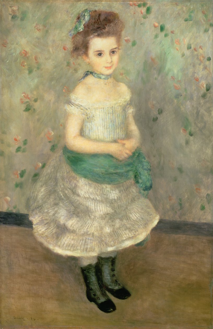 Jeanne Durand-Ruel（1870-1914）1876 作者 皮埃尔·奥古斯特·雷诺阿