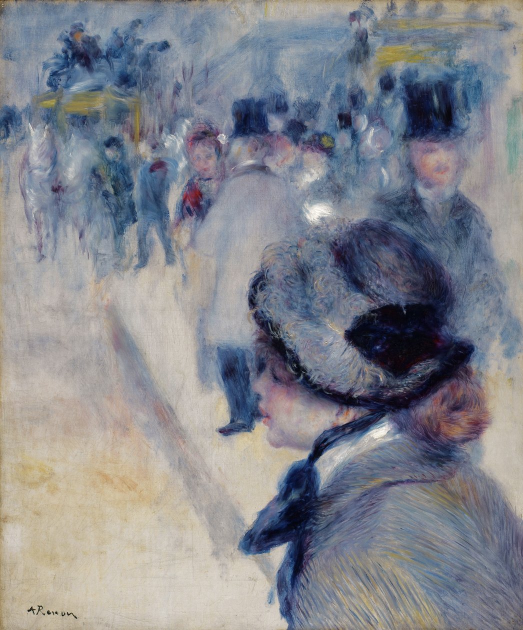 The Place Clichy，c.1880 作者 皮埃尔·奥古斯特·雷诺阿