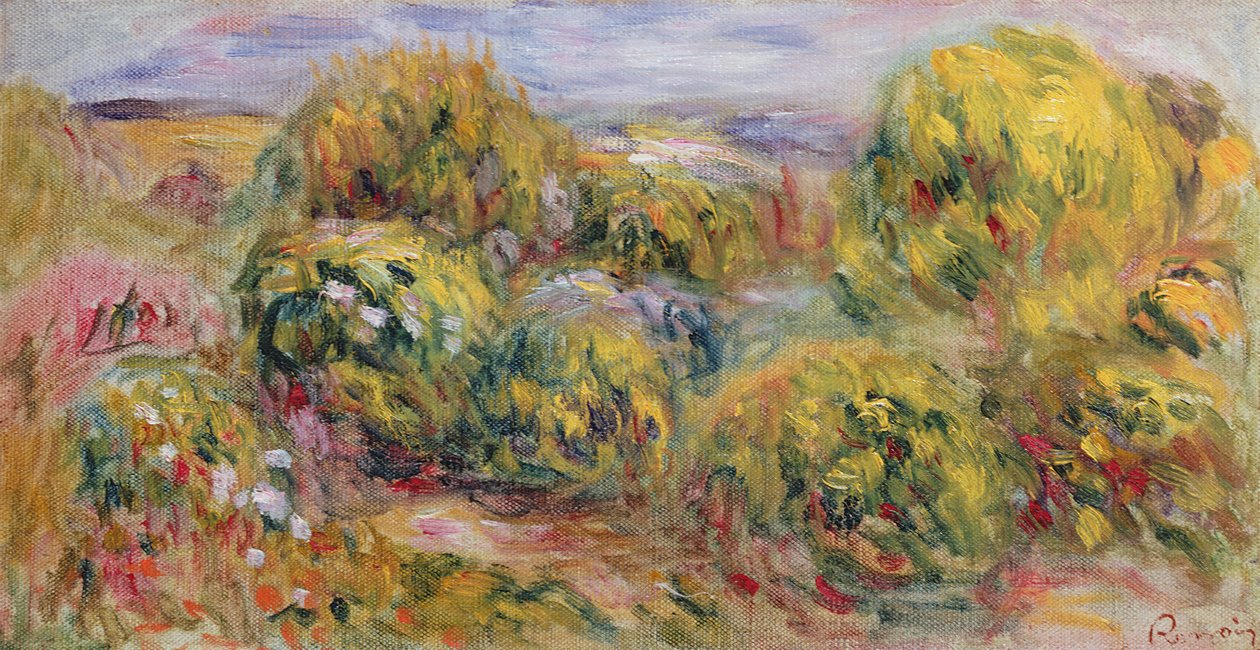 风景，1916年 作者 皮埃尔·奥古斯特·雷诺阿