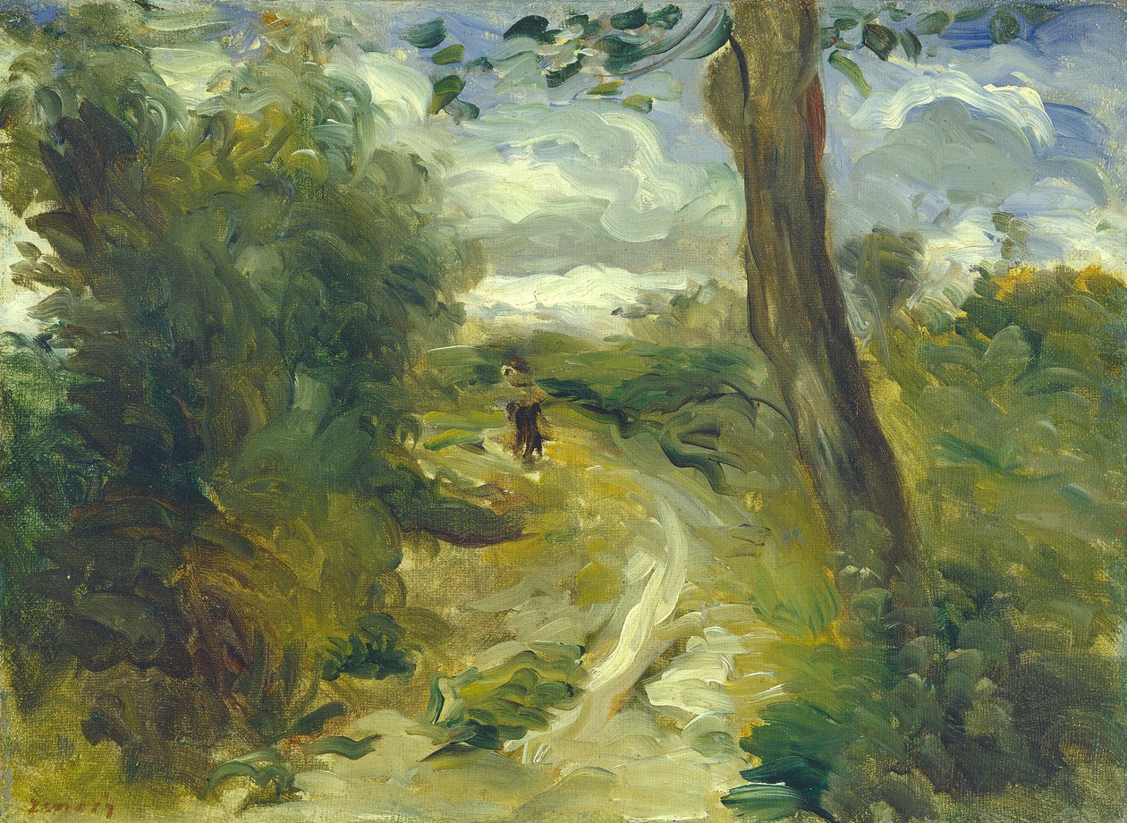 风暴之间的风景，1874-75 作者 皮埃尔·奥古斯特·雷诺阿