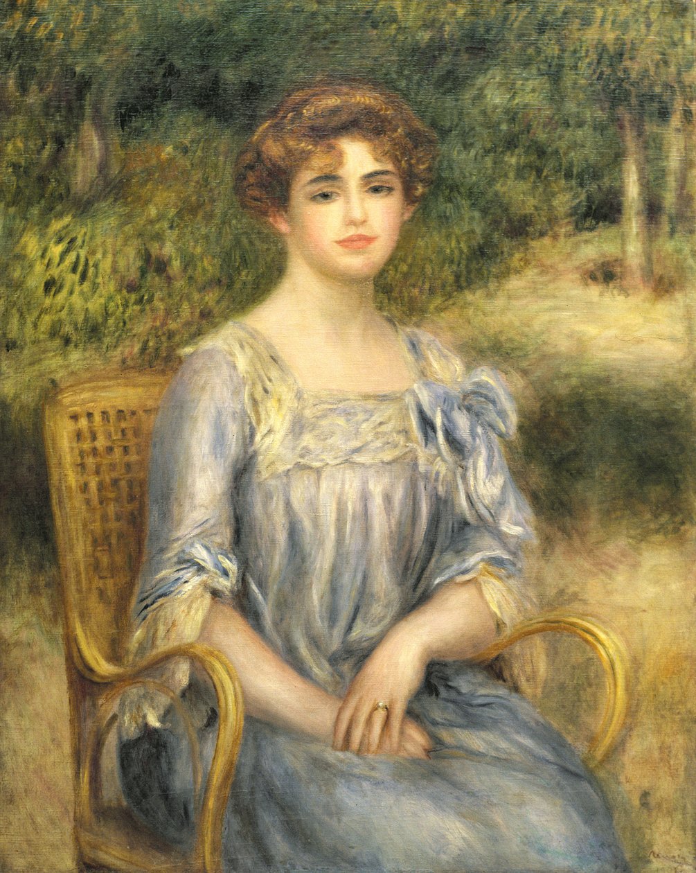 1901年，维莱尔夫人加斯顿·伯恩海姆夫人（1883-1961） 作者 皮埃尔·奥古斯特·雷诺阿