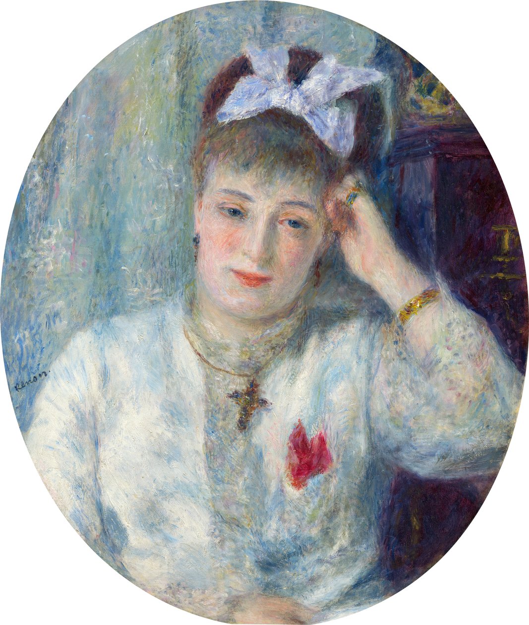 Marie Murer，1877年 作者 皮埃尔·奥古斯特·雷诺阿