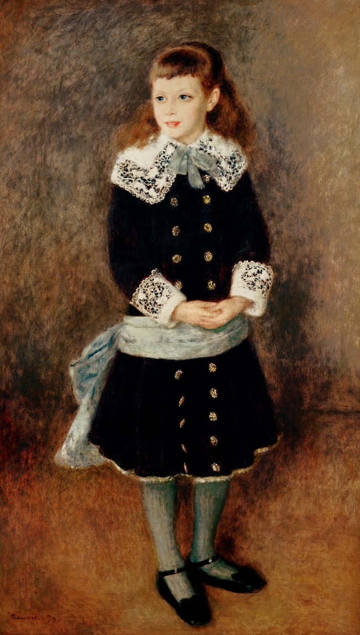 Marthe Berard，1879年 作者 皮埃尔·奥古斯特·雷诺阿