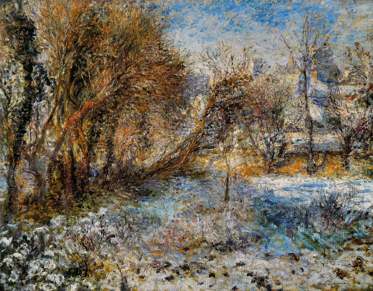 雪景 作者 皮埃尔·奥古斯特·雷诺阿