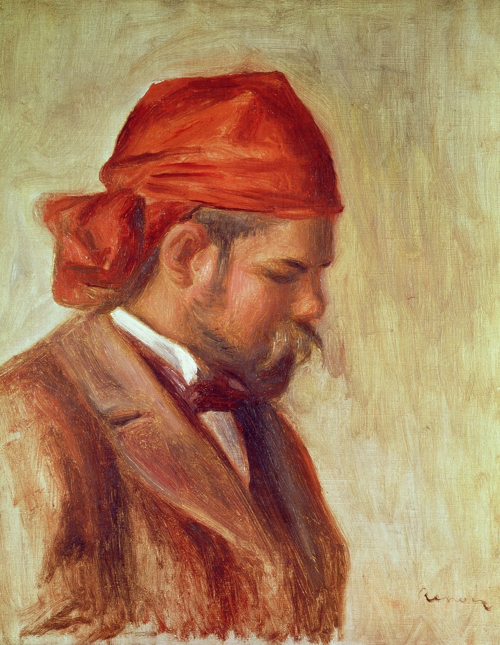 Ambroise Vollard的肖像（1868-1939） 作者 皮埃尔·奥古斯特·雷诺阿
