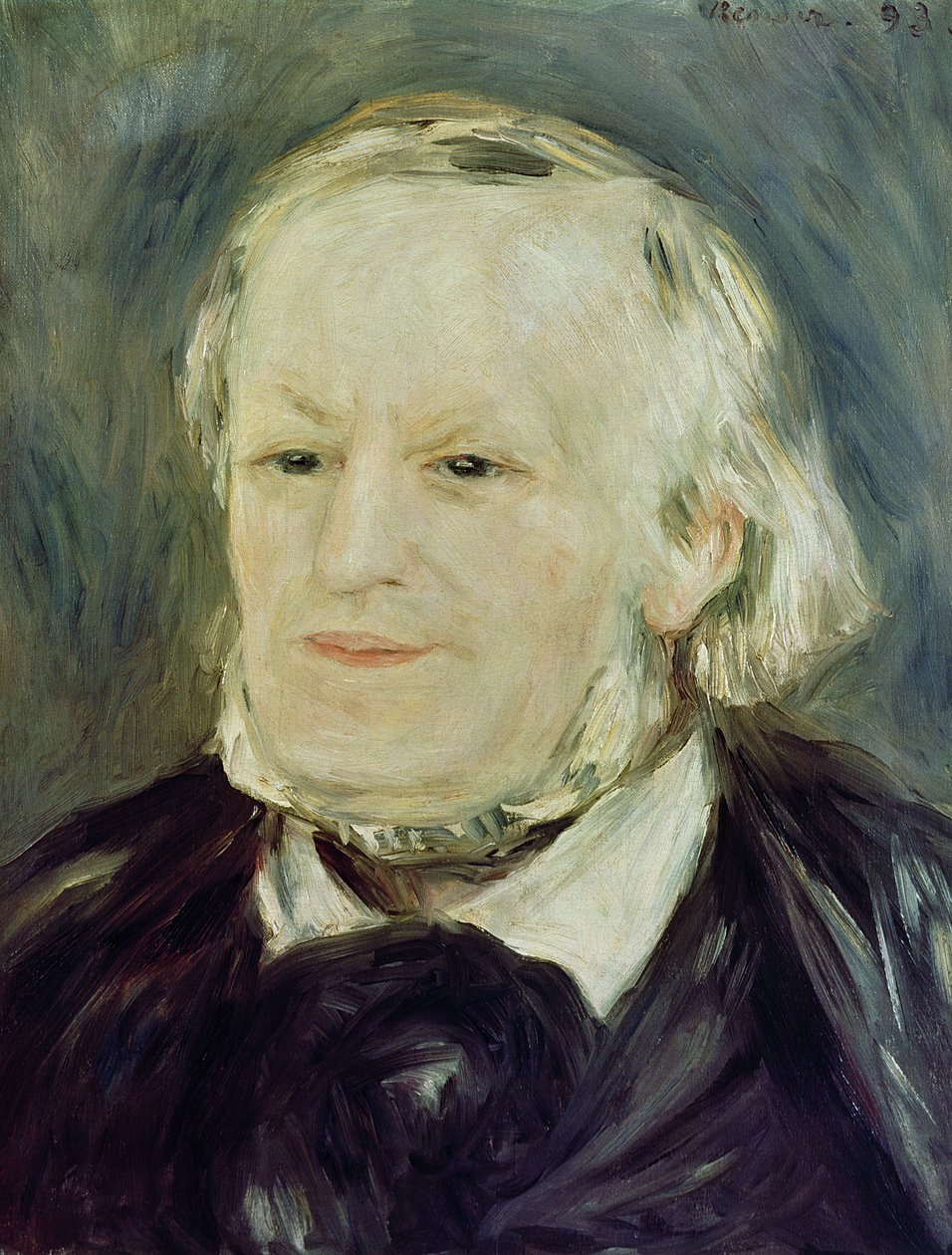 Richard Wagner（1813-83）的肖像，1893年（另见27900） 作者 皮埃尔·奥古斯特·雷诺阿