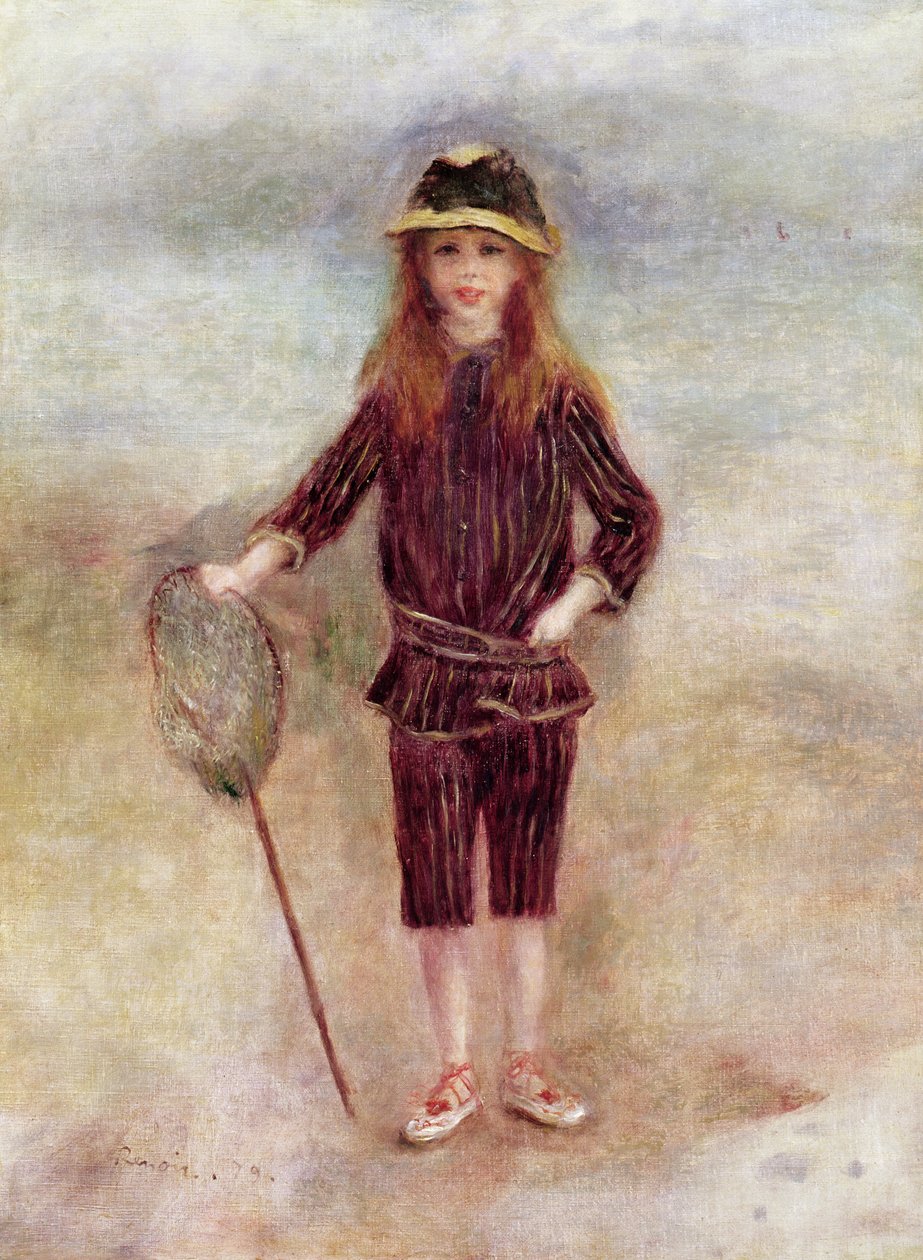 小渔夫（Marthe Berard）1879年 作者 皮埃尔·奥古斯特·雷诺阿