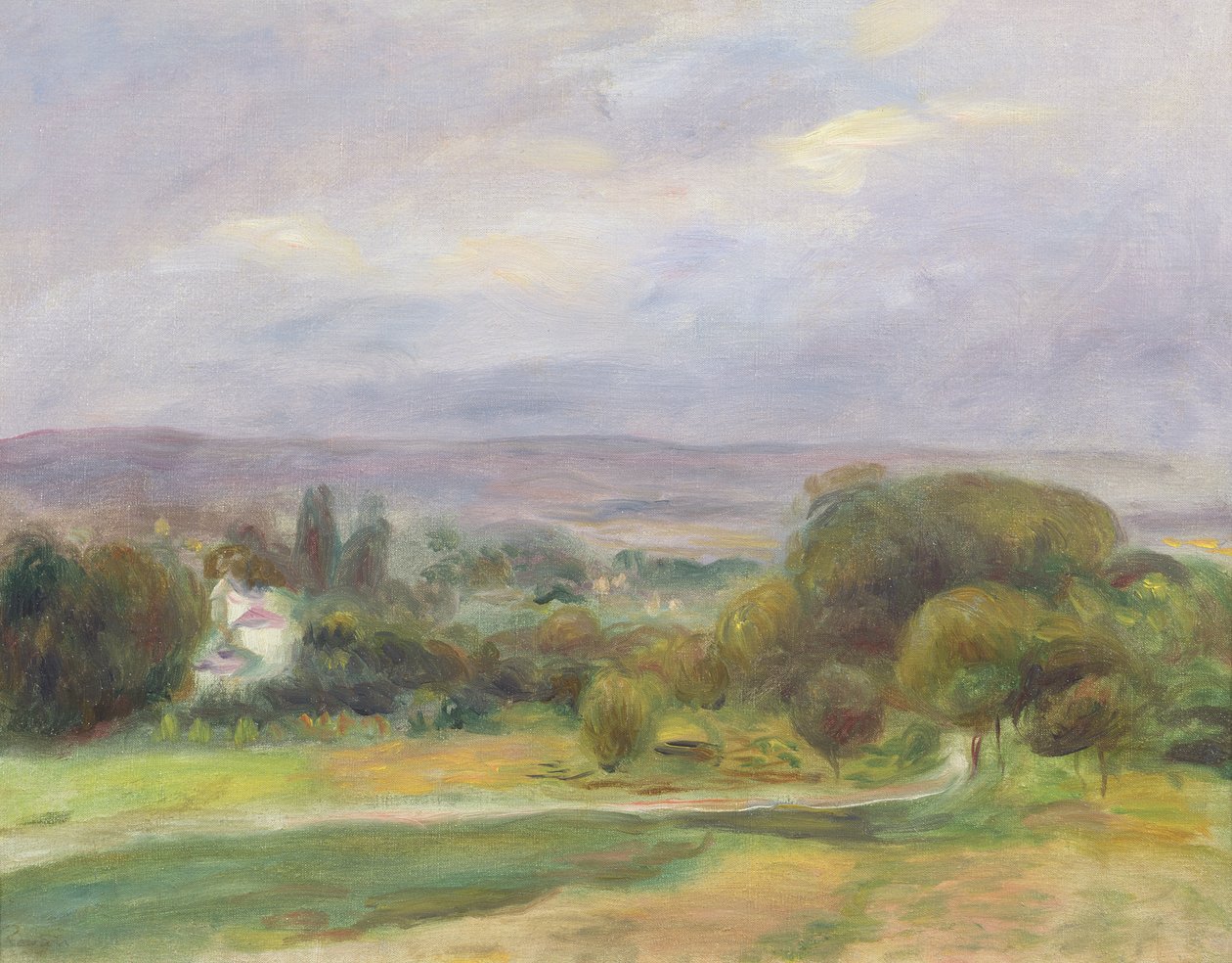 The Path，1895 作者 皮埃尔·奥古斯特·雷诺阿