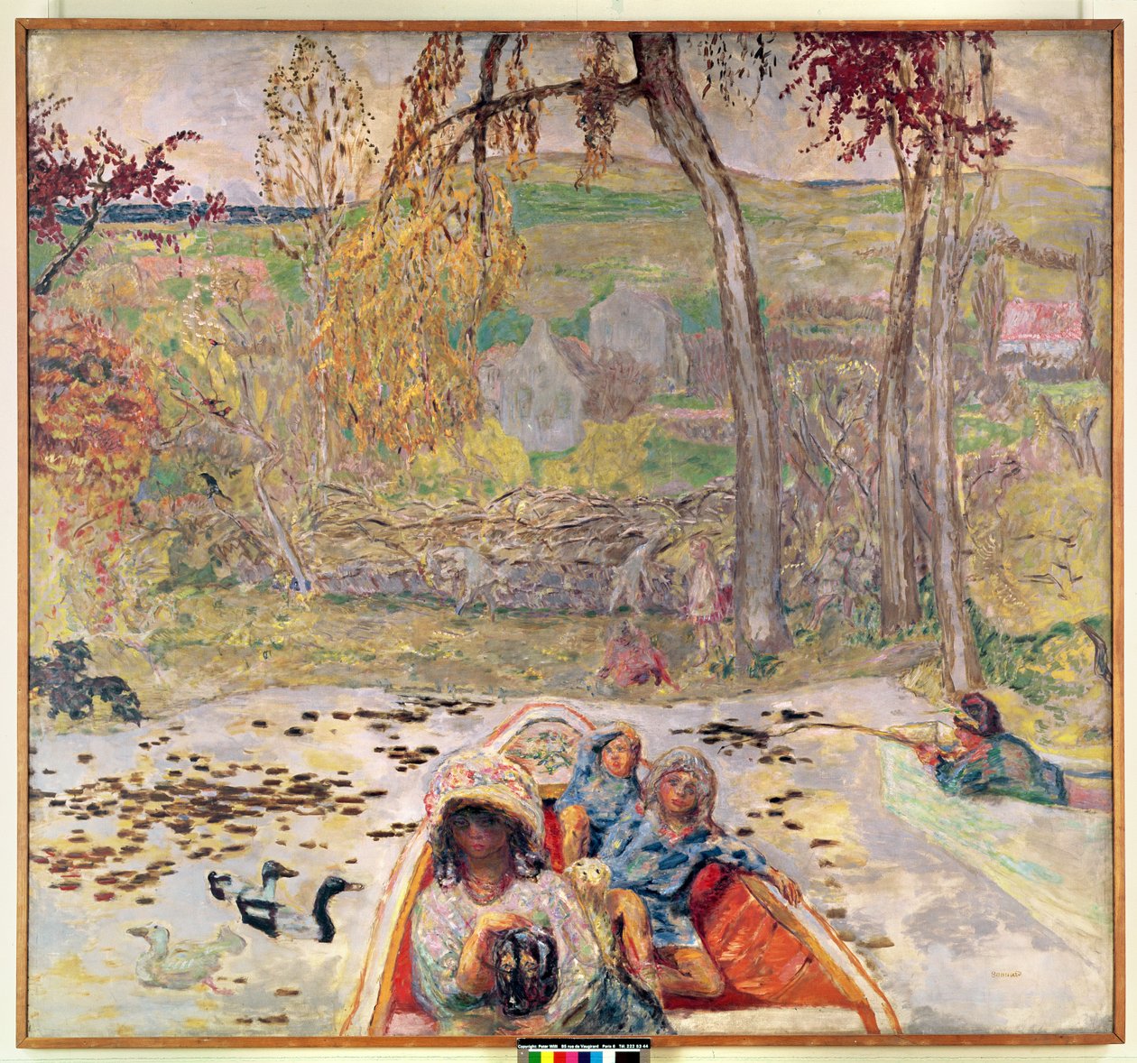 在船上，c.1907 作者 皮埃尔·邦纳德