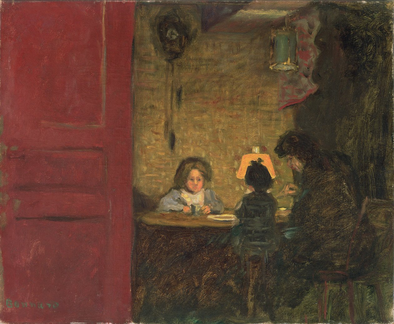 玩偶晚宴，c.1903 作者 皮埃尔·邦纳德