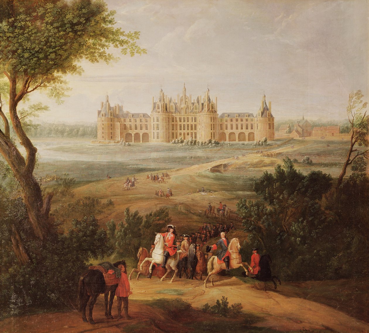 Chateau de Chambord，1722 作者 皮埃尔·丹尼斯·马丁