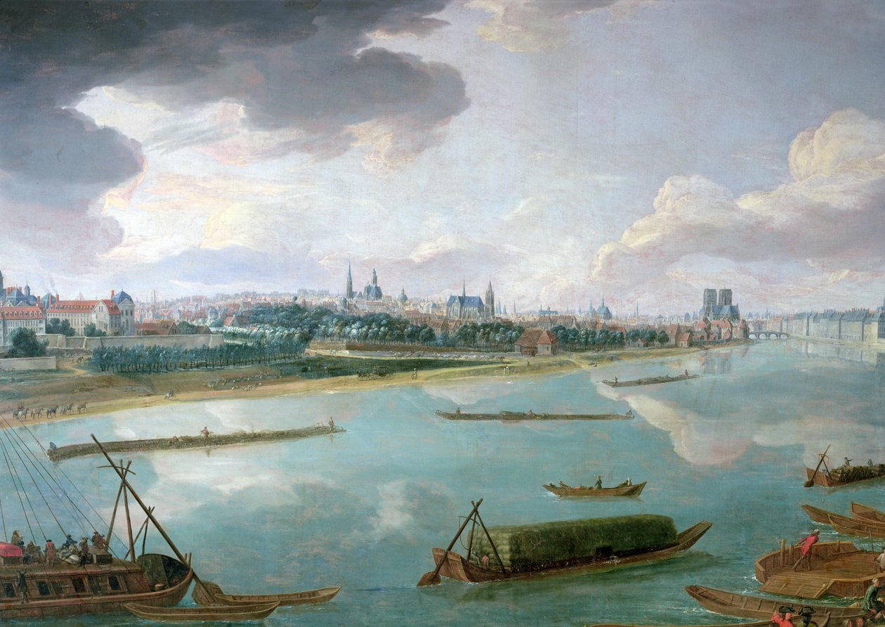 从Quai de la Rapee看巴黎（详情168381） 作者 皮埃尔·丹尼斯·马丁