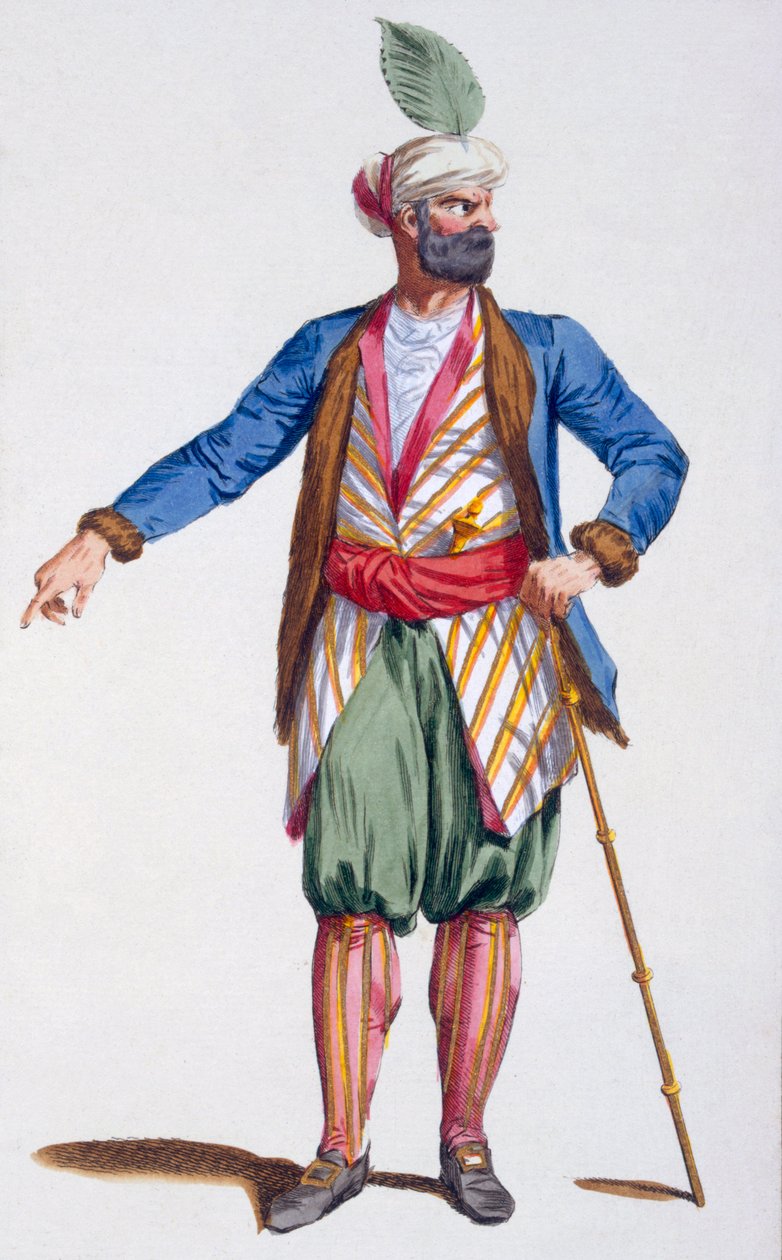 Aladin，Achem苏丹，1780年 作者 皮埃尔·杜弗洛斯
