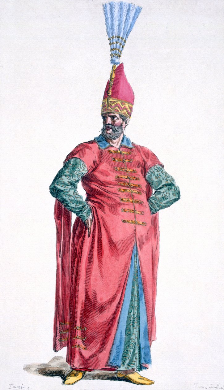 Boluch-Bassi，1780年的Janissaries官员 作者 皮埃尔·杜弗洛斯