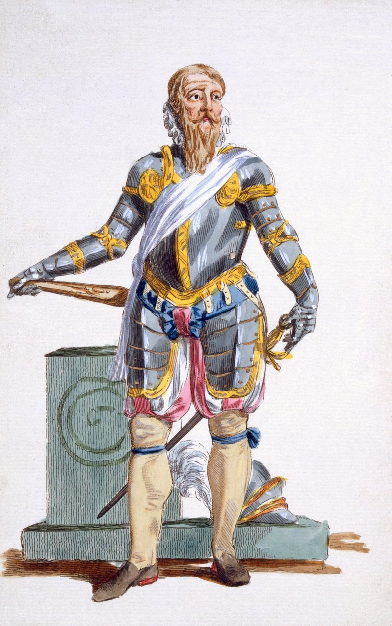 丹尼尔劳伦扎，丹麦军队将军，1780年 作者 皮埃尔·杜弗洛斯
