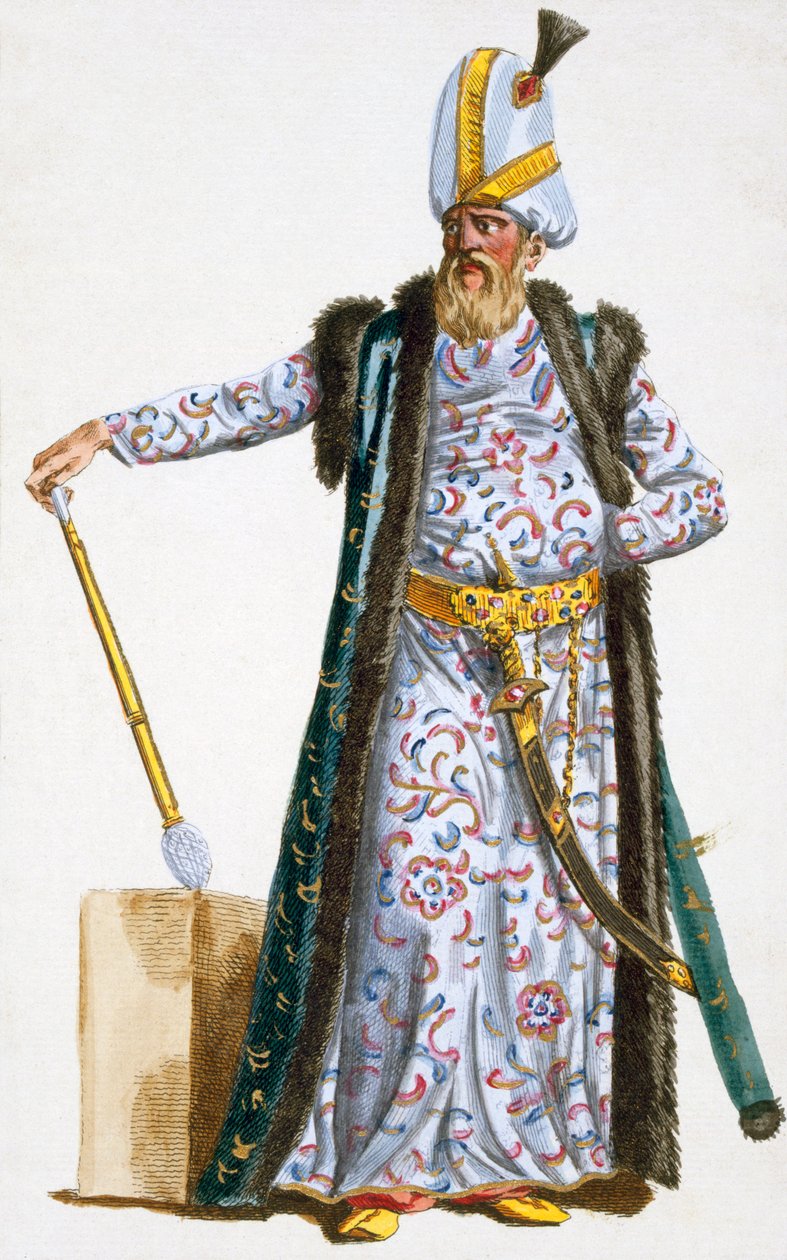 The Grand Vizir，1780 作者 皮埃尔·杜弗洛斯