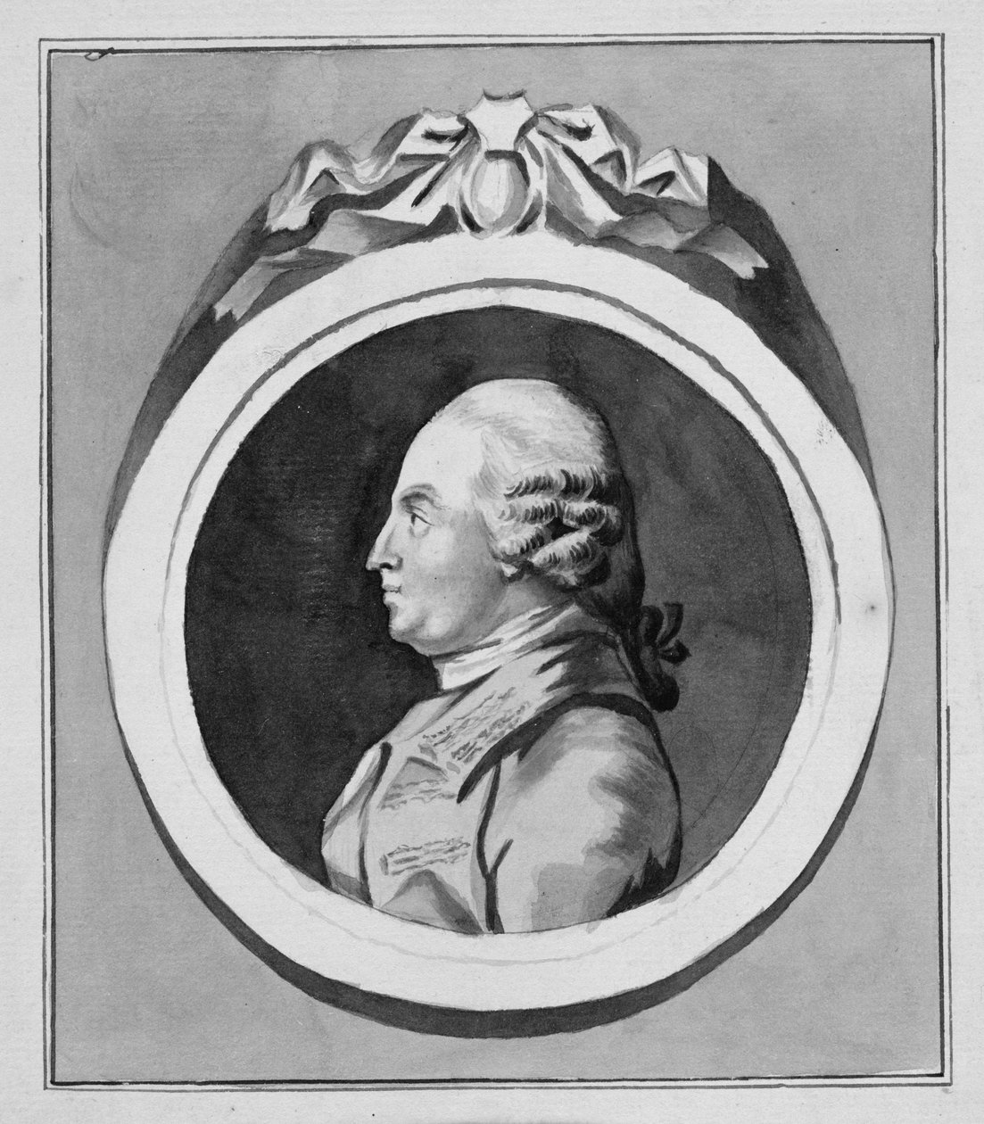 George Stubbs（1724-1806）（纸上灰色洗）（另见213890） 作者 皮埃尔·艾蒂安·法尔科内