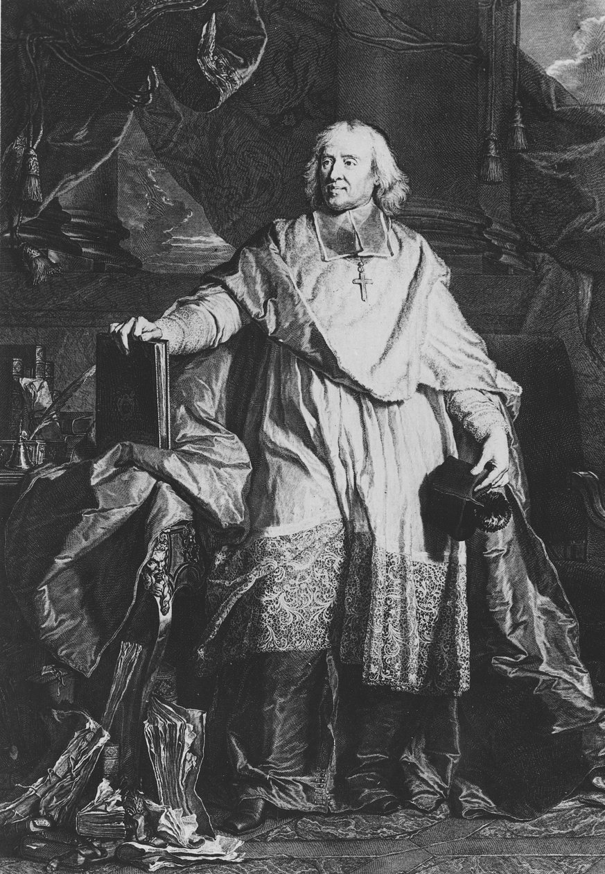 Jacques Benigne Bossuet 作者 皮埃尔·英伯特·德雷维（Pierre Imbert Drevet）